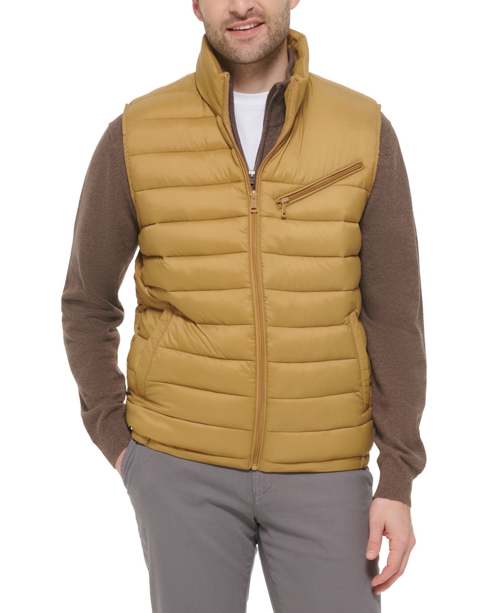 Cole Haan Men's Zip-Front Puffer Vest