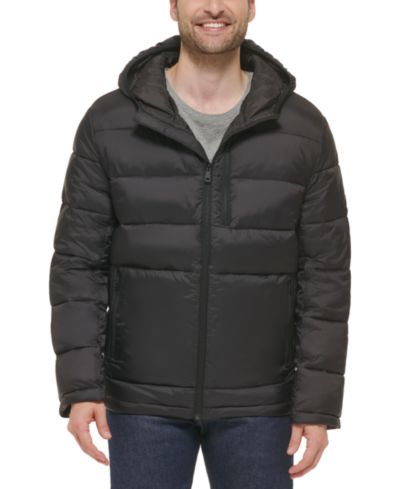 Cole Haan Men's Lightweight Hooded Puffer Jacket