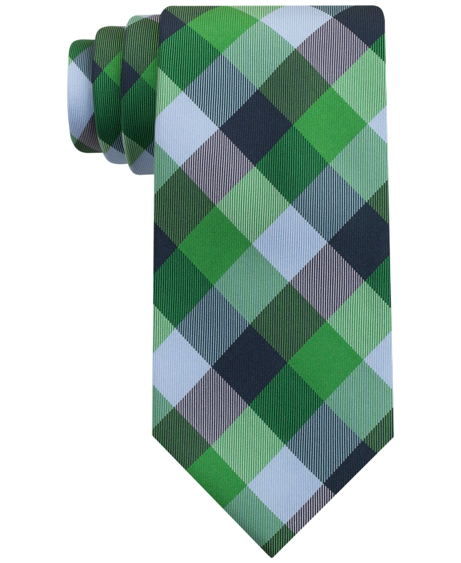 Tommy Hilfiger Мужской шелковый галстук Buffalo Check Tartan