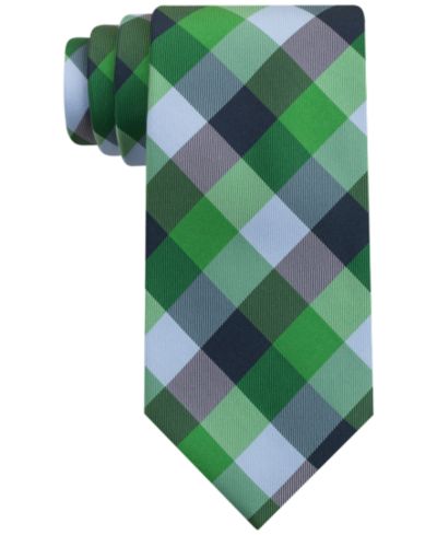 Tommy Hilfiger Мужской шелковый галстук Buffalo Check Tartan