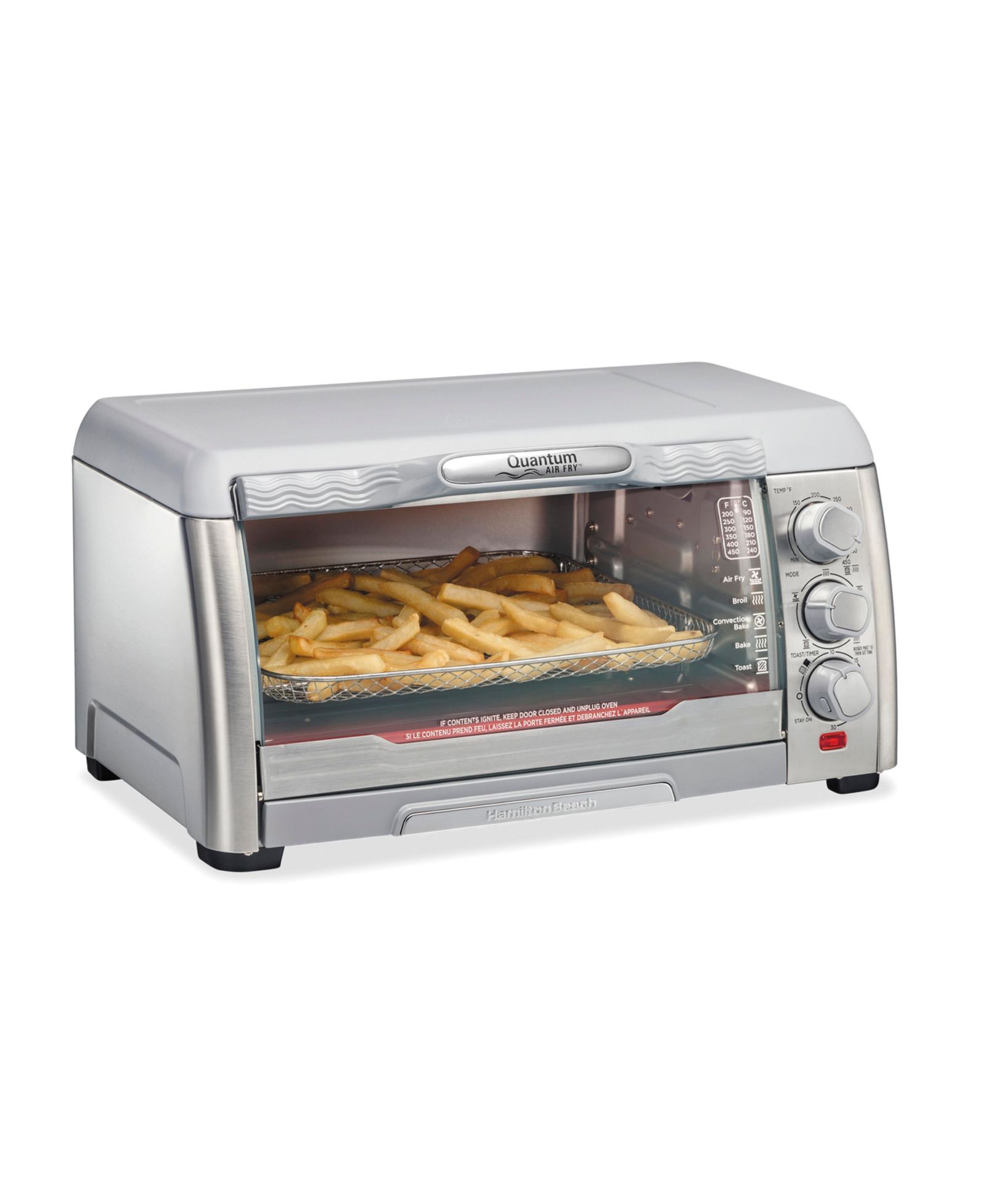 Аэрогриль-тостер Hamilton Beach Air Fryer Toaster Oven Quantum Air Fry Technology 31350G