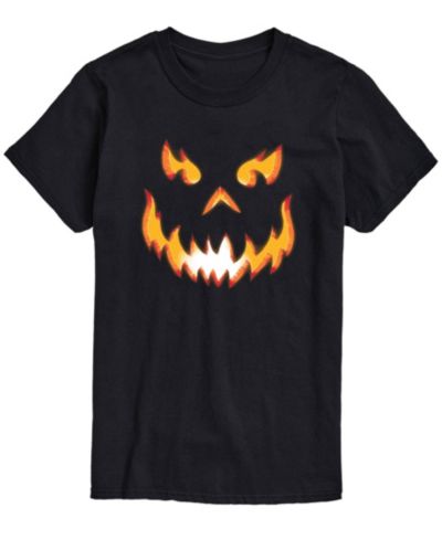 AIRWAVES Мужская футболка Classic Fit Pumpkin Scary Face