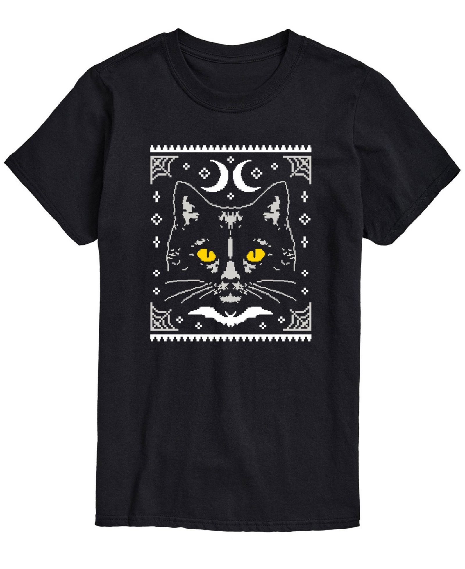 AIRWAVES Men's Halloween Cat Classic Fit T-shirt
