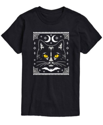 AIRWAVES Men's Halloween Cat Classic Fit T-shirt