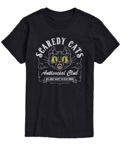 AIRWAVES Men's Scaredy Cats Classic Fit T-shirt