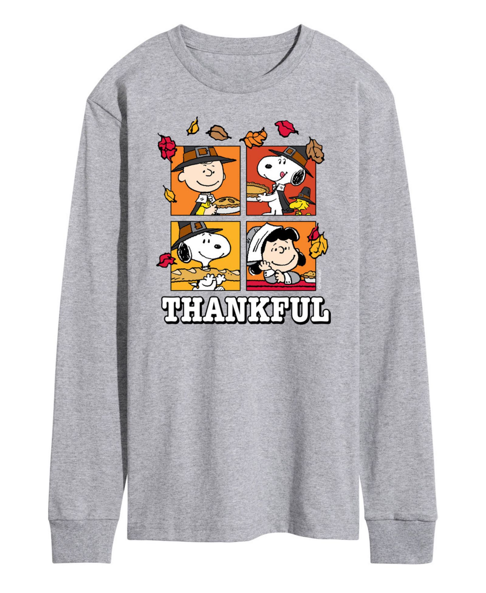 Мужская футболка AIRWAVES Men's Peanuts Thankful Long Sleeve