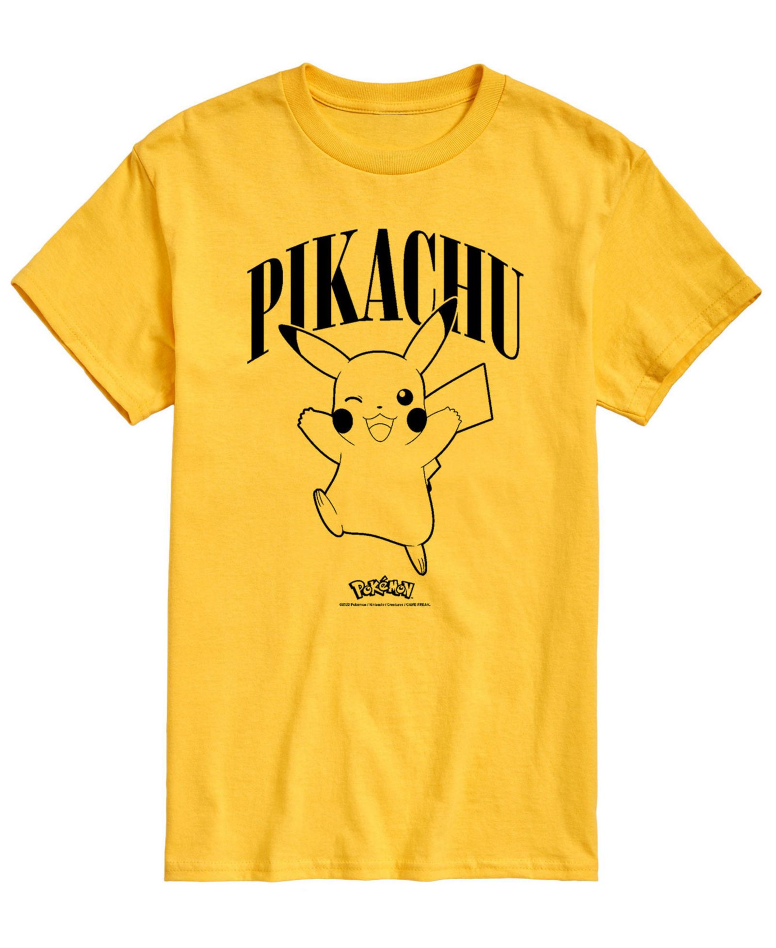 AIRWAVES Мужская футболка с принтом Pokemon Pikachu