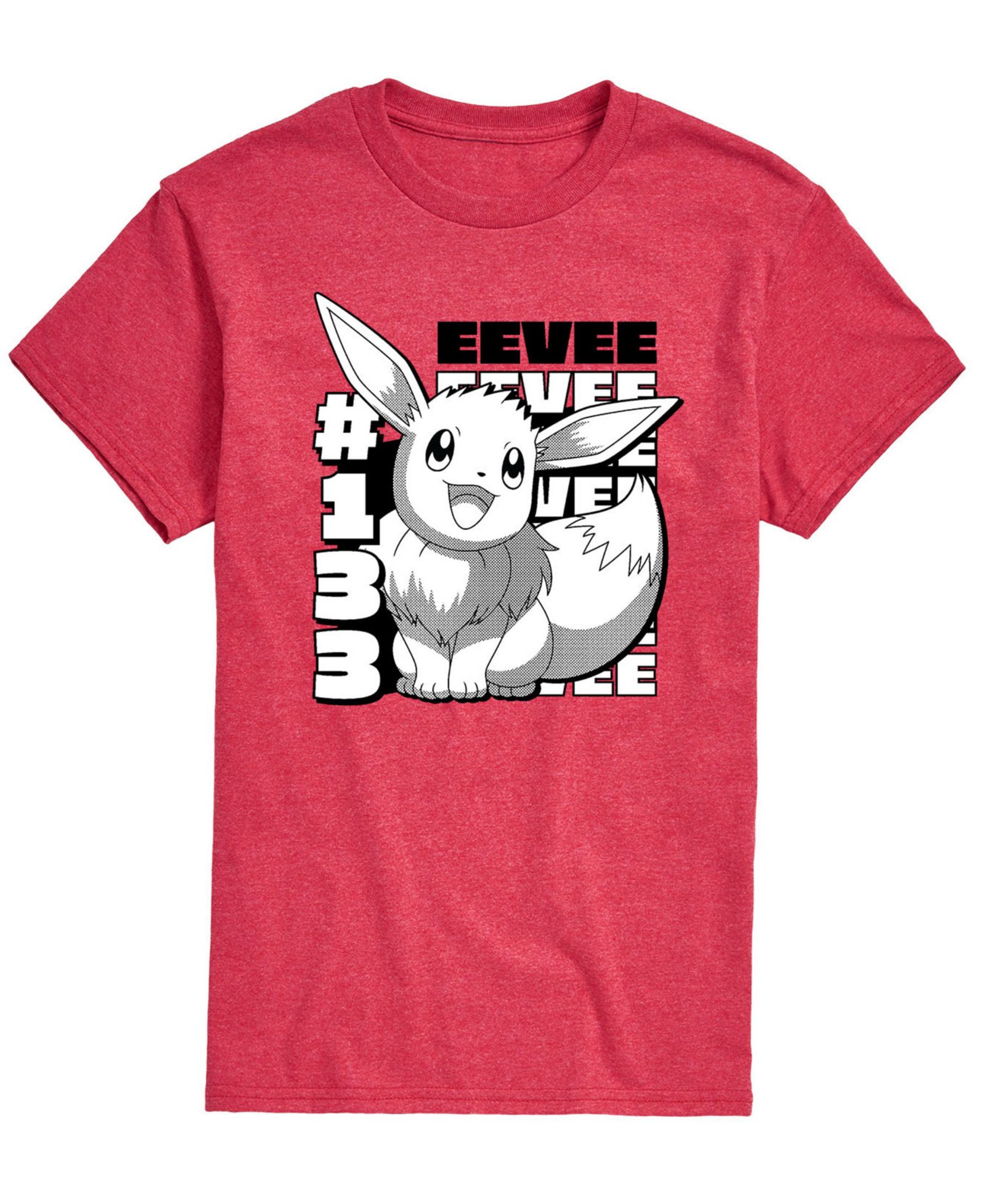AIRWAVES Мужская футболка Pokemon Eevee Graphic