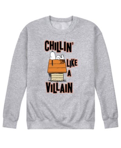 AIRWAVES Мужская флисовая футболка Peanuts Chilling Like a Villain