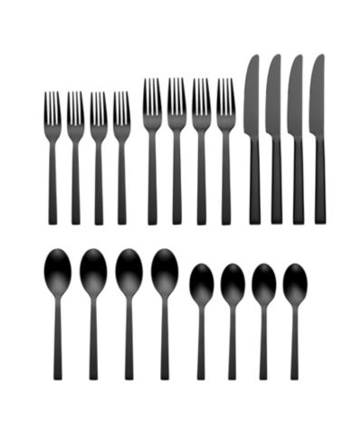 Столовый набор Oneida Chef's Table Black, 20 предметов, на 4 персоны