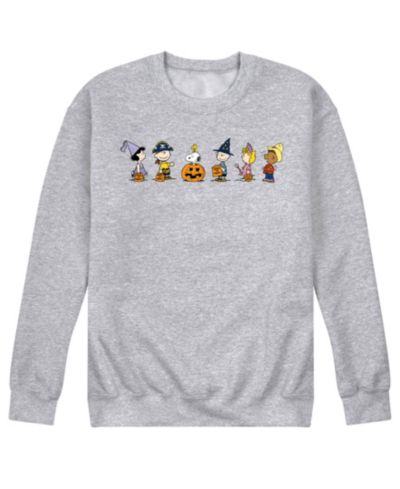AIRWAVES Men's Peanuts Characters Fleece T-shirt