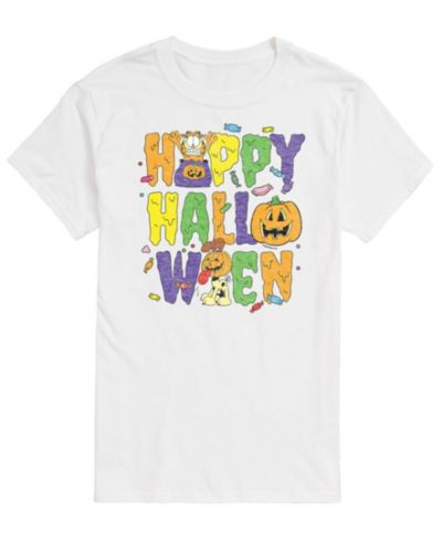 AIRWAVES Men's Garfield Happy Halloween T-shirt
