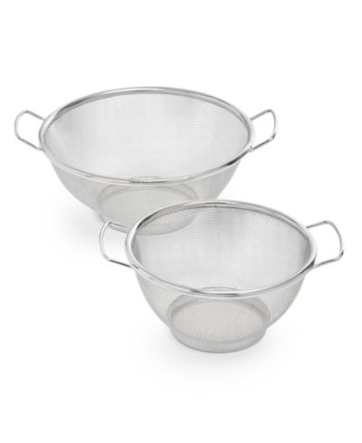 The Cellar 2-Pc. Stainless Steel Mesh Colander Set
