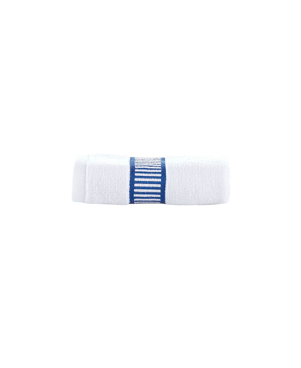 Полотенце Brooks Brothers Fancy Border Turkish Cotton Washcloth, 12" x 12"