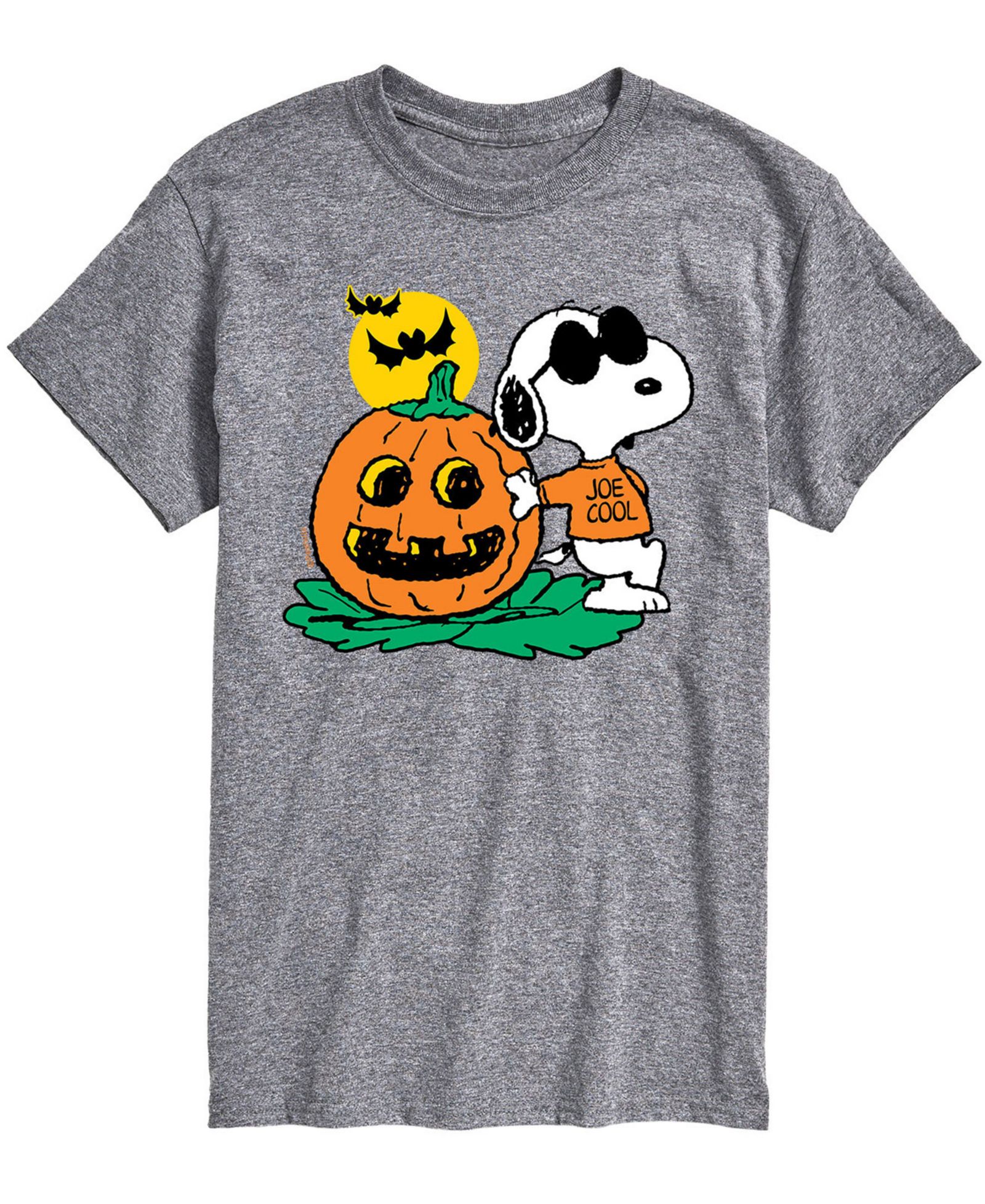 AIRWAVES Men's Peanuts Joe Cool Pumpkin T-shirt