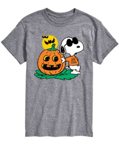 AIRWAVES Men's Peanuts Joe Cool Pumpkin T-shirt