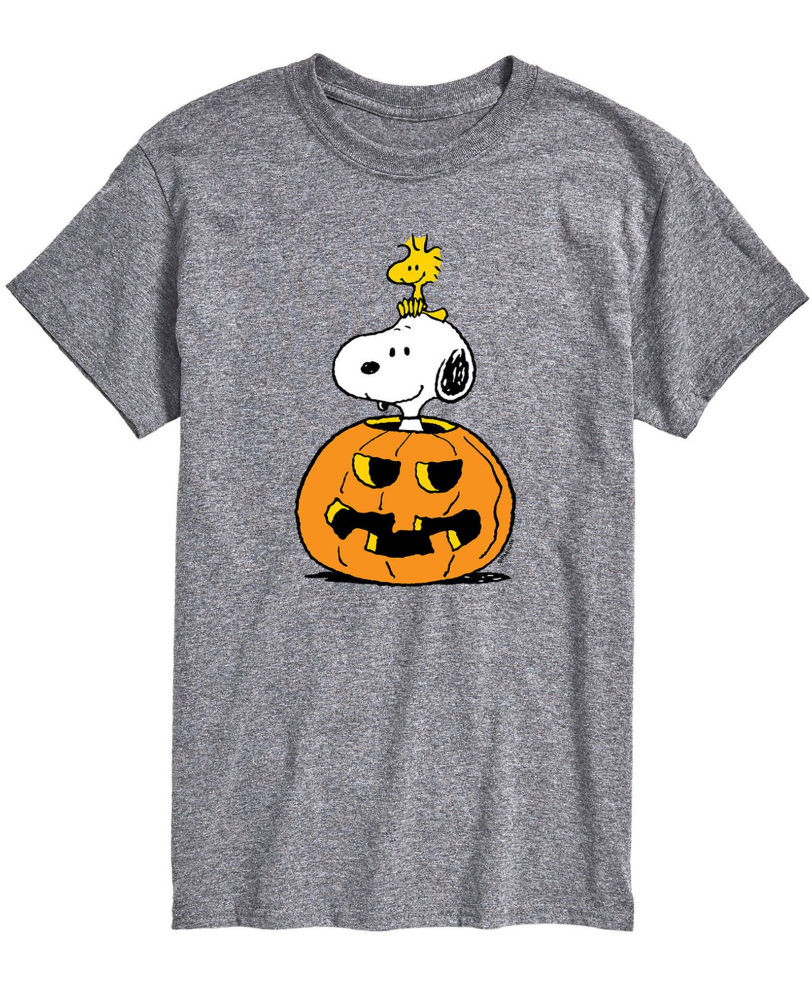 AIRWAVES Men's Peanuts Snoopy Pumpkin T-shirt