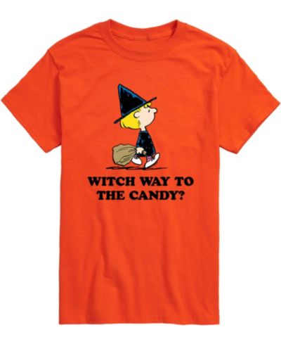 AIRWAVES Мужская футболка Peanuts Witch Way Candy