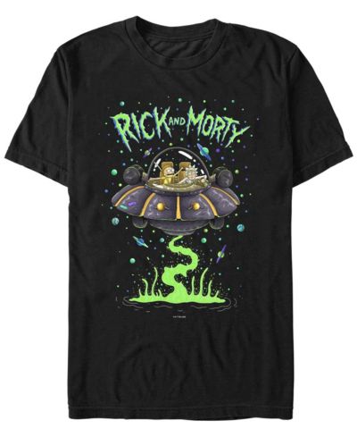 Футболка Fifth Sun Men's Rick and Morty Spaceship Takeoff с коротким рукавом