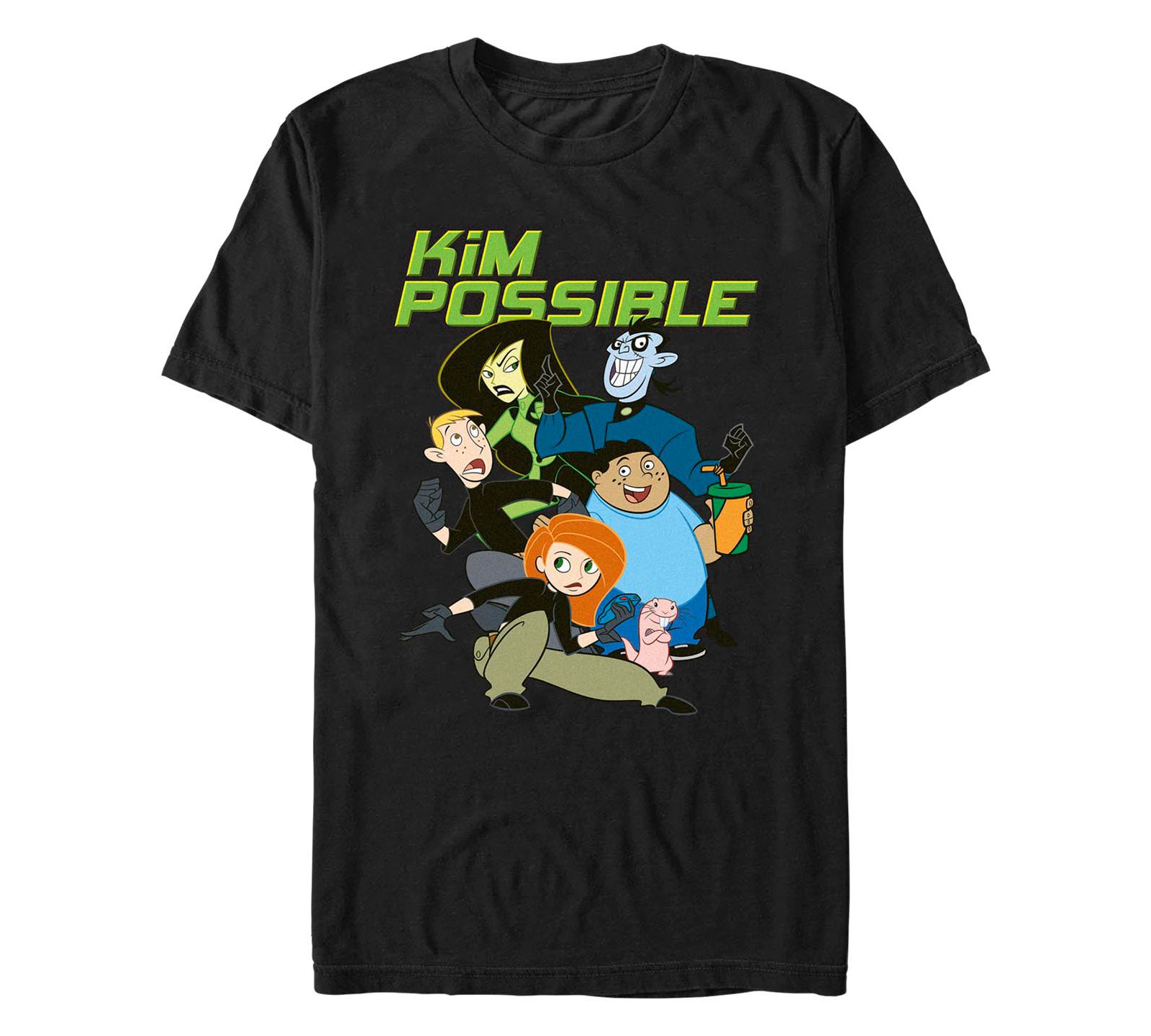 Fifth Sun Men's Kim Possible Group Logo Short Sleeve T-shirt
