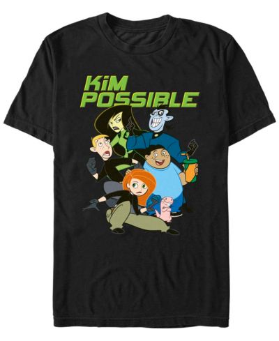 Fifth Sun Men's Kim Possible Group Logo Short Sleeve T-shirt
