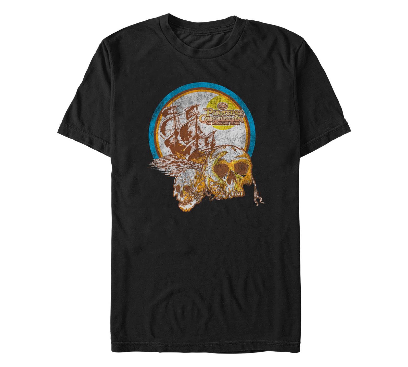 Fifth Sun Men's Pirates of The Caribbean Fish Lady Short Sleeve T-shirt