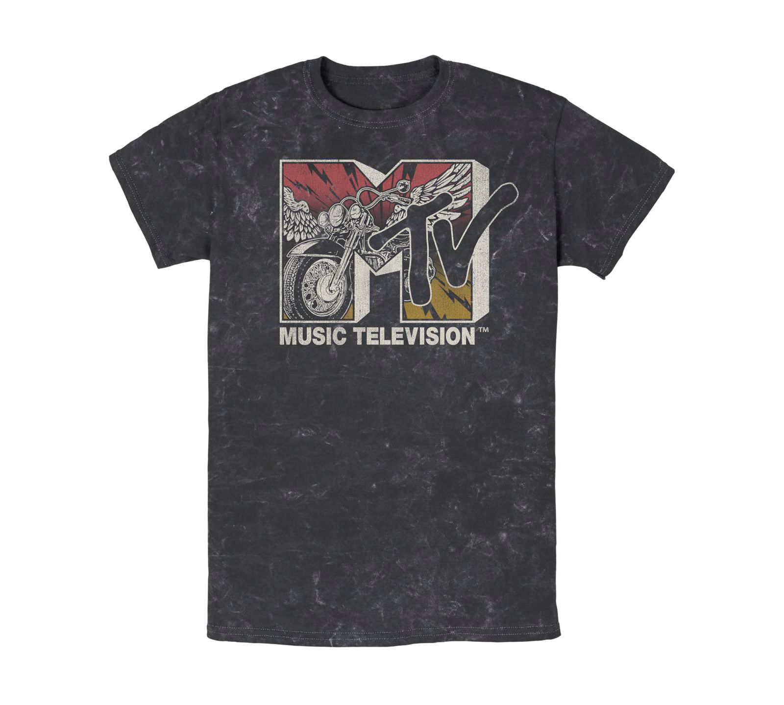 Мужская футболка Fifth Sun Men's MTV Music Ride Short Sleeve Mineral Wash T-shirt