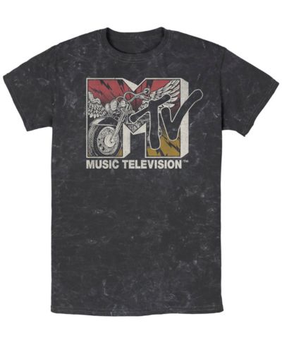 Мужская футболка Fifth Sun Men's MTV Music Ride Short Sleeve Mineral Wash T-shirt