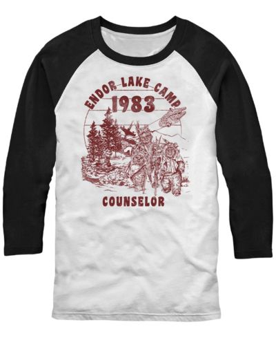 Fifth Sun Мужская футболка Star Wars Endor Camper Raglan