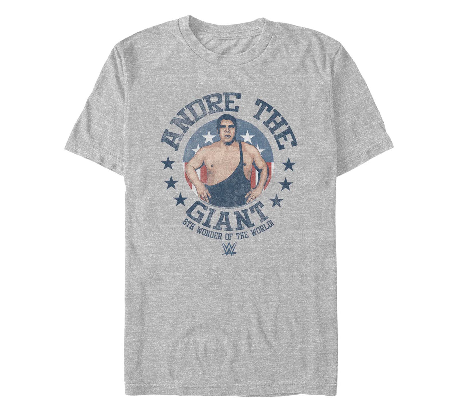 Fifth Sun Men's WWE Andre Retro Giant Short Sleeve T-shirt