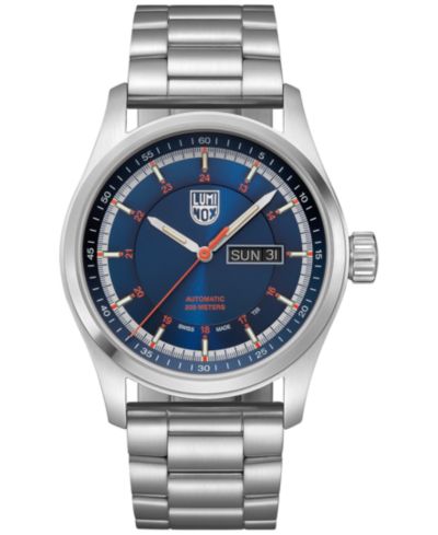 Мужские часы Luminox Swiss Automatic Atacama Field Stainless Steel Bracelet 44mm