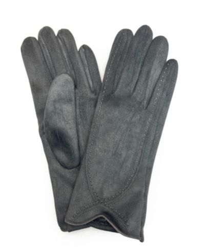 Женские перчатки Marcus Adler Stitched Faux Suede Touchscreen