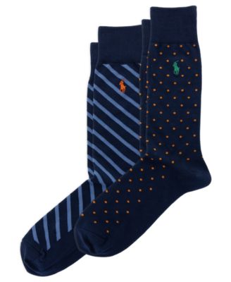 Мужские носки Polo Ralph Lauren Dot & Stripe, 2 пары