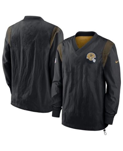 Мужская ветровка Nike New Orleans Saints Sideline Team ID Reversible Pullover, черная
