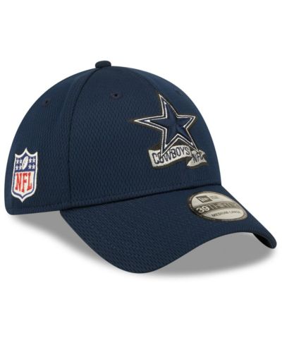 Мужская кепка New Era Navy Dallas Cowboys 2022 Sideline 39THIRTY Coaches Flex