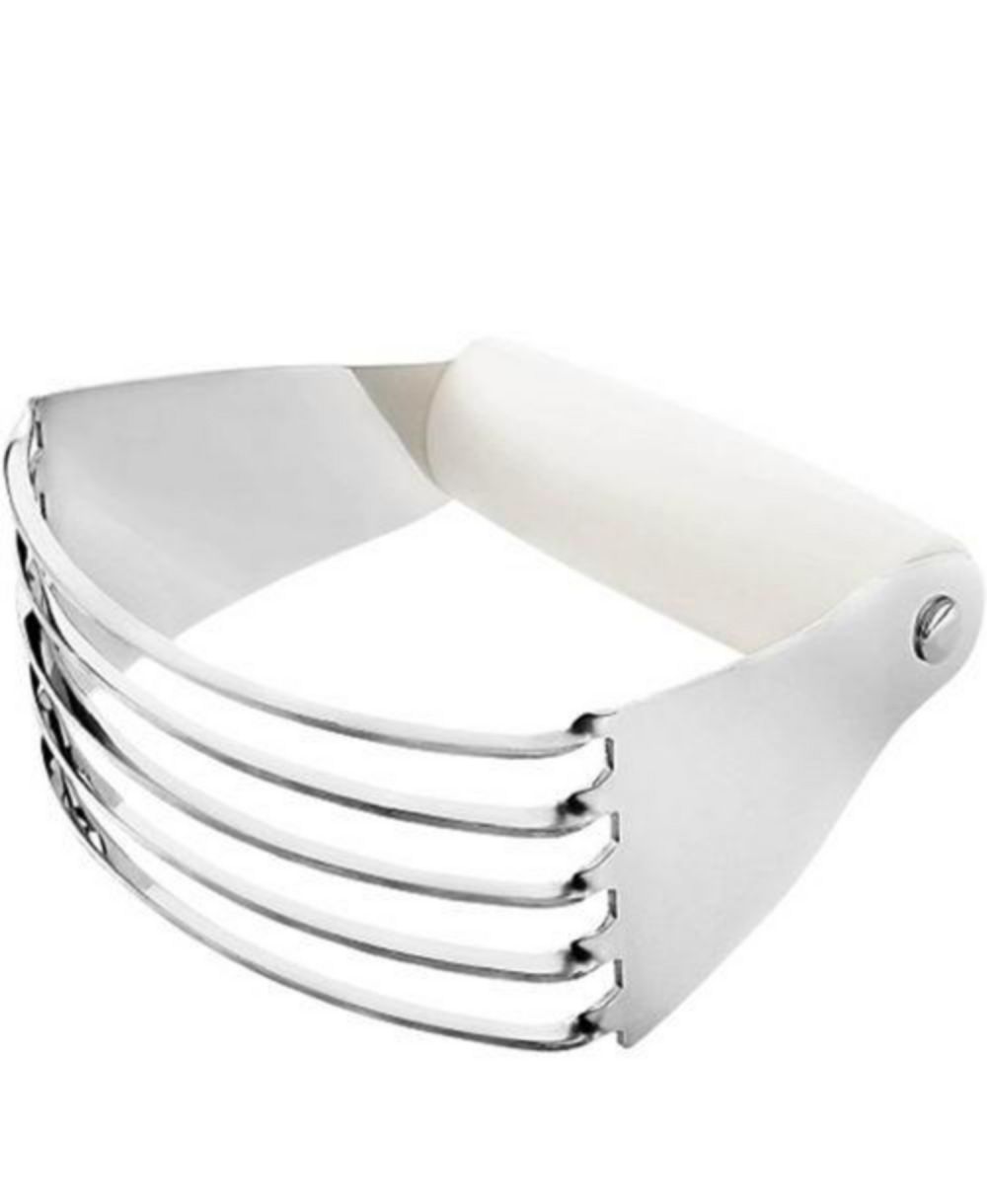Zulay Kitchen Stainless Steel Dough Blender Pastry Cutter Heavy Duty Blades