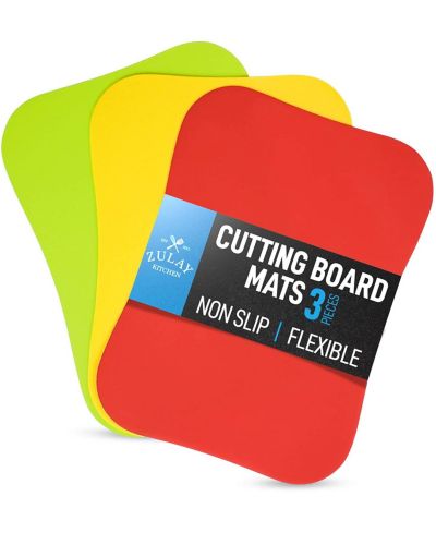 Thick & Durable Non-Slip Flexible Cutting Board Set (3 Piece)