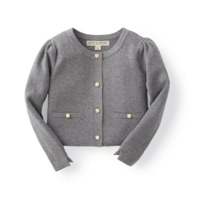 Hope & Henry Baby Girls Hope and Henry Milano Stitch Cardigan