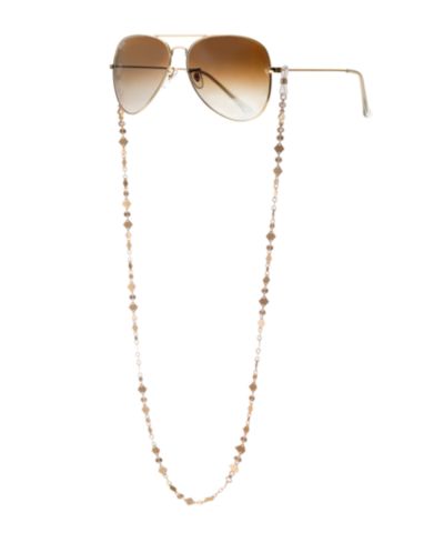 Женская цепочка для очков ETTIKA с напылением 18k Gold Plated Real Aces