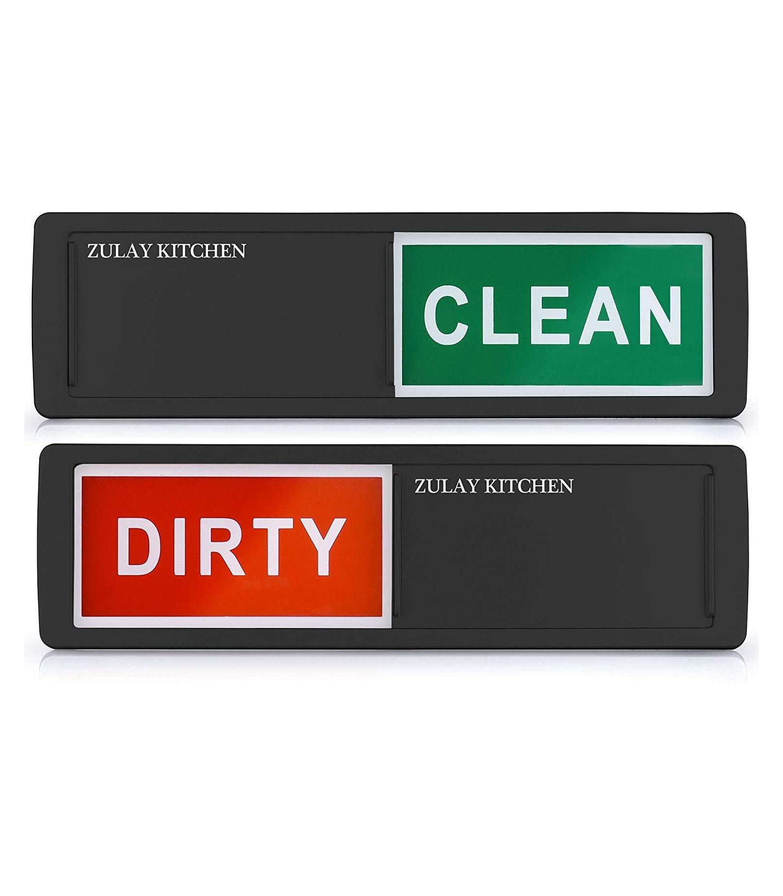 Dishwasher Clean Dirty Magnet Sign - For Stainless Steel & Other Magnetic Surfaces