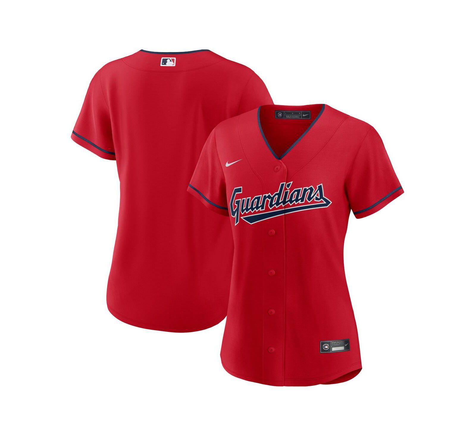 Женская джерси Nike Red Cleveland Guardians Alternate Replica