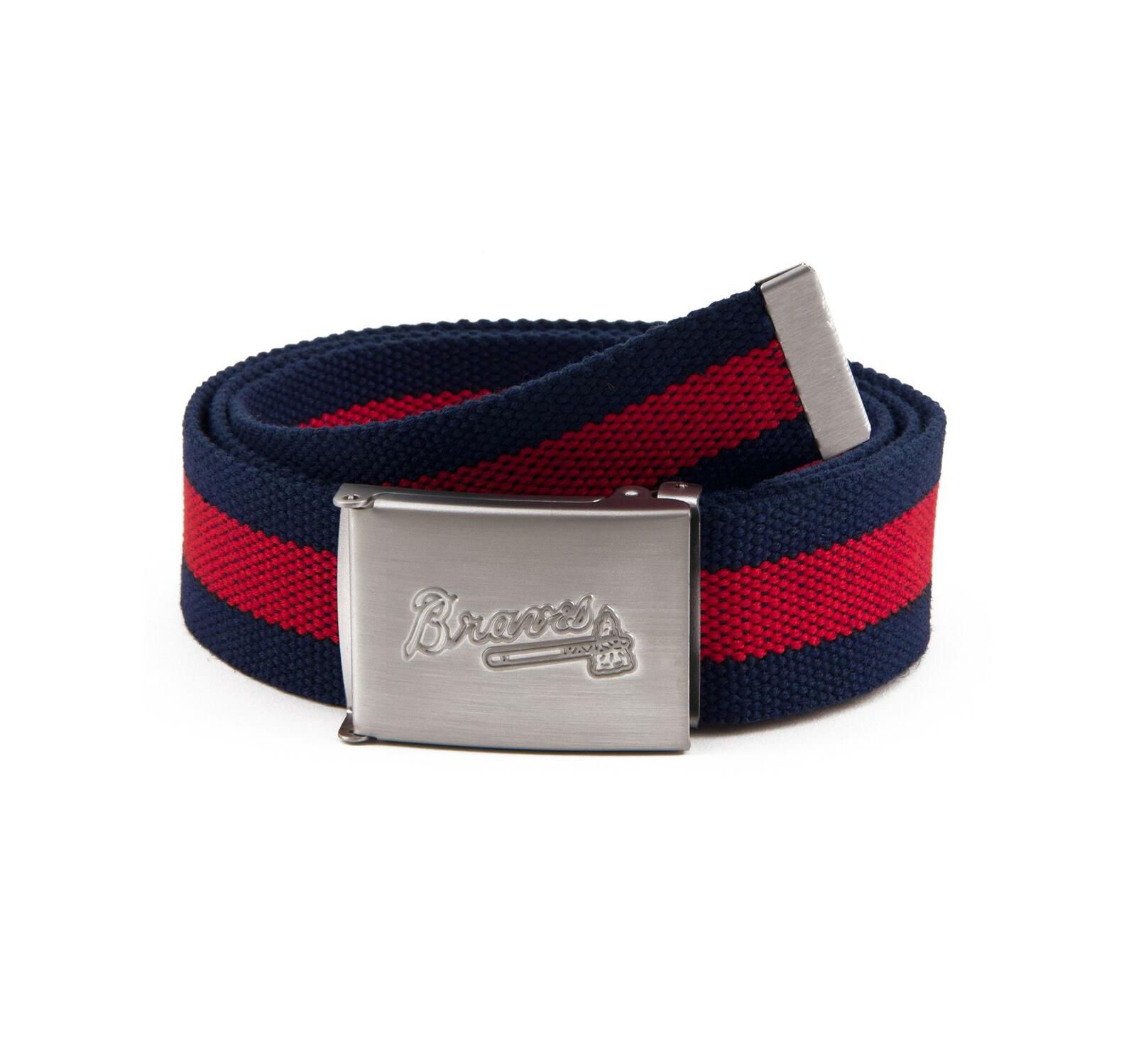 Men's Atlanta Braves Fabric Belt
