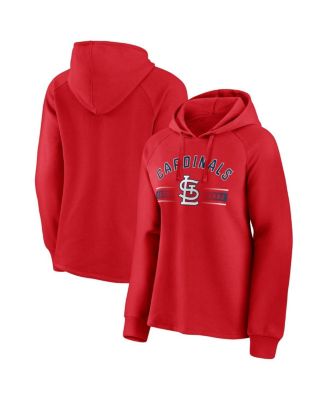 Fanatics Женский худи Raglan, St. Louis Cardinals, красный