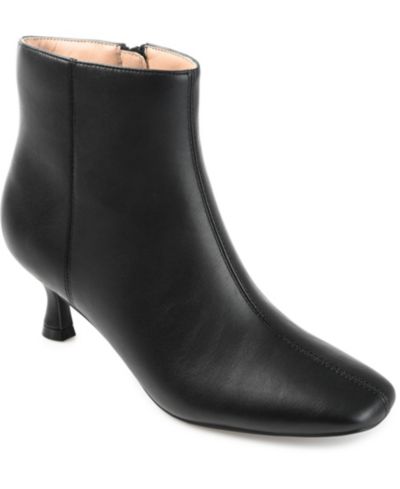 Journee Collection Женский Kelssa Square Toe Kitten Heel Dress Booties