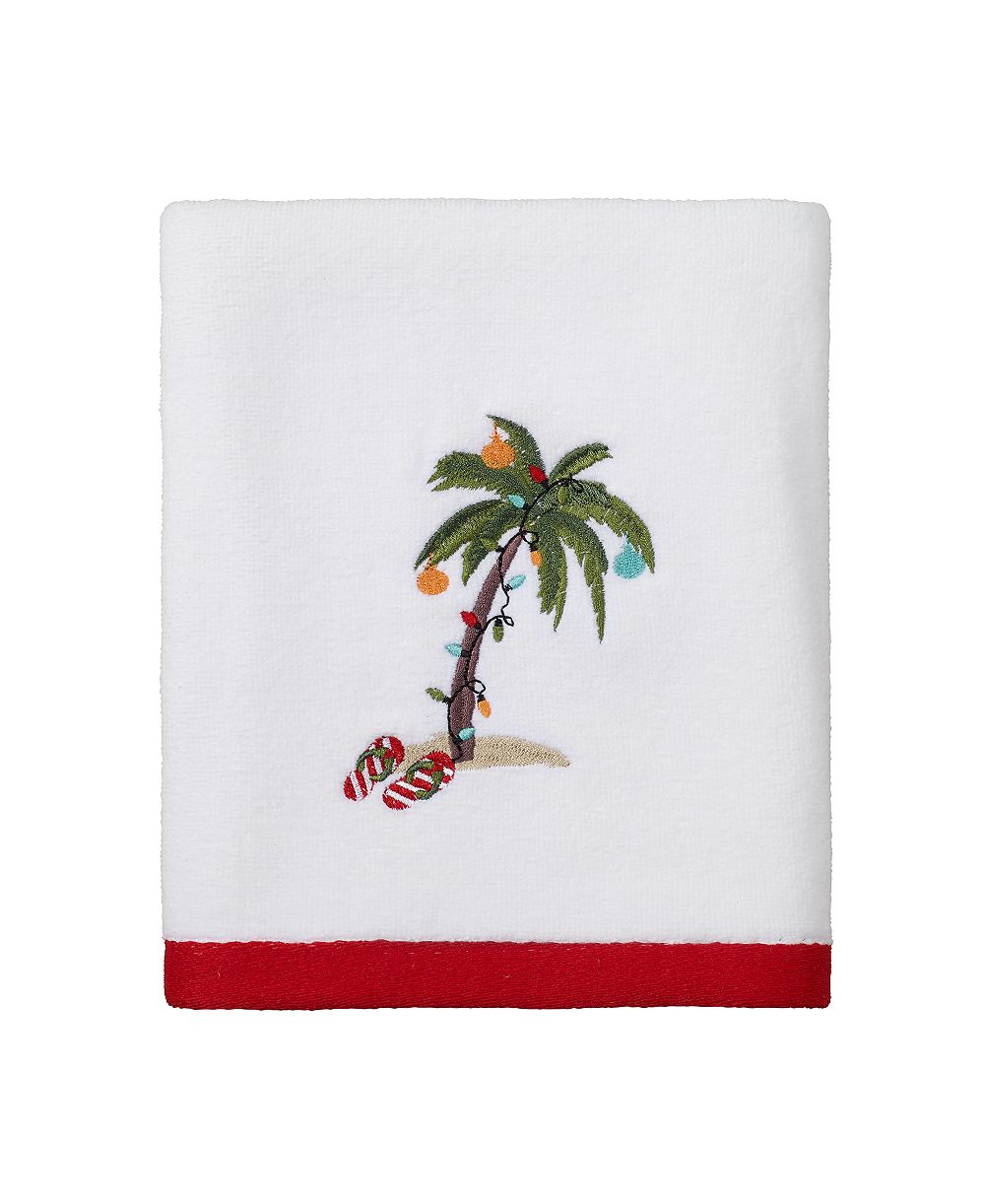 Avanti хлопковое полотенце для рук Flamingo Jingle Holiday, 16" x 30"