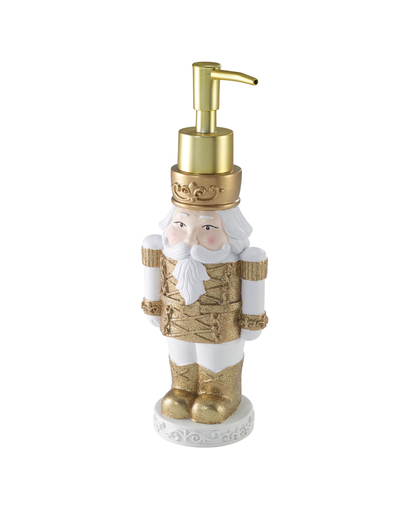 Дозатор для мыла/лосьона Avanti Nutcracker Gold Holiday Resin
