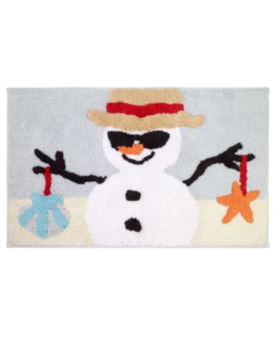 Avanti коврик для ванной хлопковый, Snowman, 20" x 32"