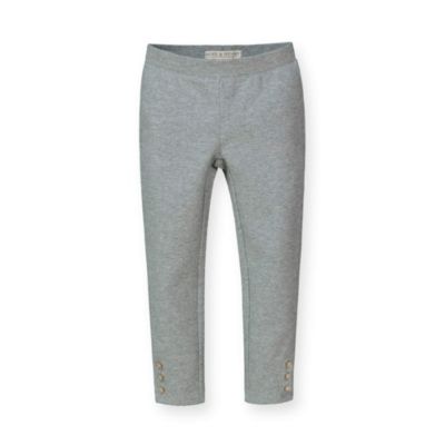 Heather Grey Button Cuff