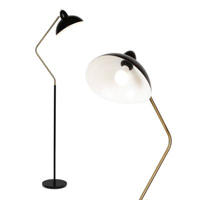 Элегантная напольная лампа Brightech Swoop LED, регулируемый абажур