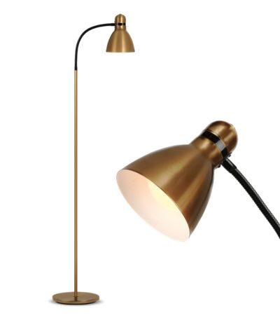 Напольный торшер Avery с регулируемой гибкой ножкой LED, с лампочкой в комплекте